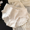 【24小时呵护❗️纯欲纯棉内裤】A类婴儿棉面料，细腻亲肤，轻柔透气舒适，吸湿排汗，透气抑菌，加长裆A类婴儿棉蕾丝女生内裤纯棉内裤QQ 商品缩略图7