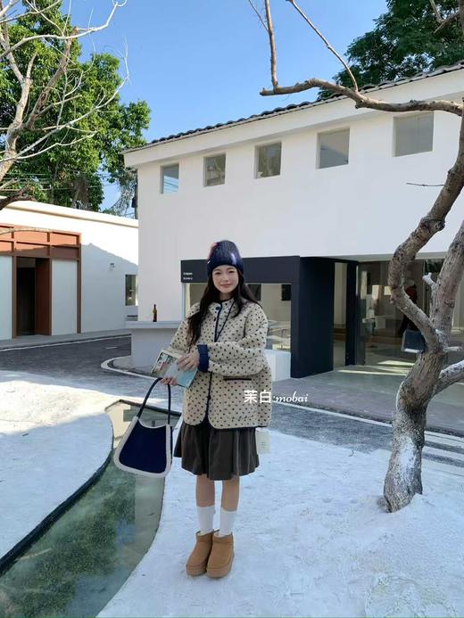 【GZ】无忧购 新款韩版爱心波点保暖羊羔毛棉衣外套255252#（截单后3-5天发货） 商品图4