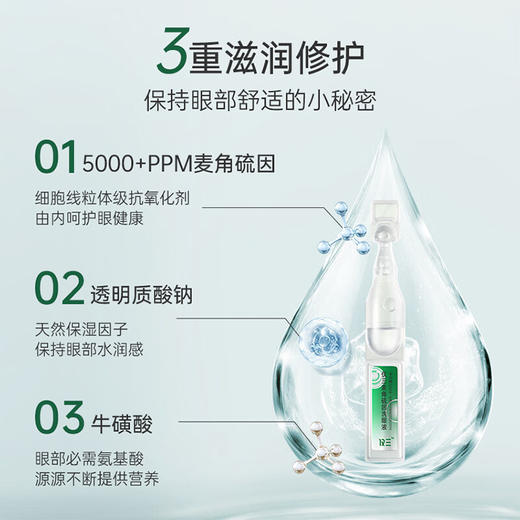 【体验装】仅三5000+PPM麦角硫因洗眼液0.5ml*5支/3盒 商品图1