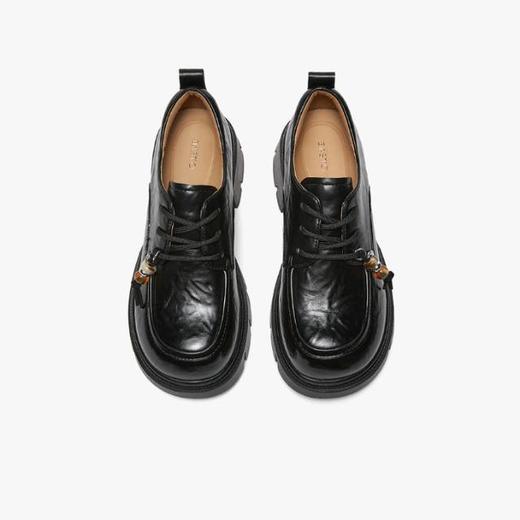 【云粉节】BF楼百思图2026春季新款通勤英伦风厚底牛津鞋皮鞋女单鞋BV022AM6吊牌价859.现价469 商品图2