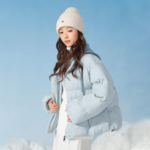 连帽围脖羊绒棉服外套-纪念日百货门店同款167995231 商品图0