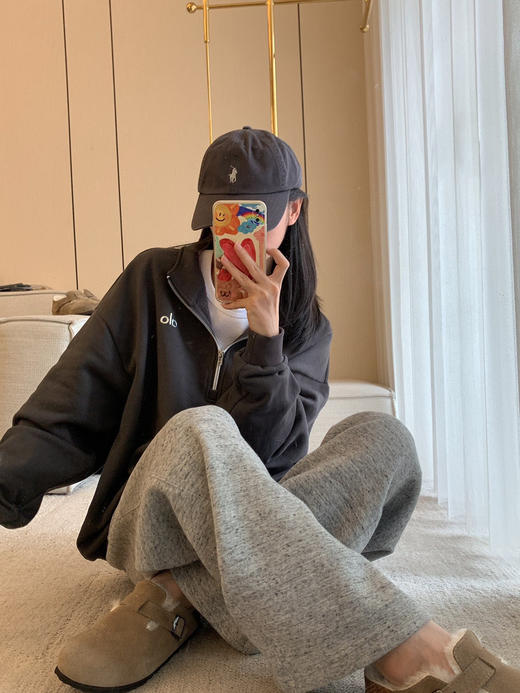 124-1 alo半拉链加绒卫衣 售完无补 仅此一批 商品图3