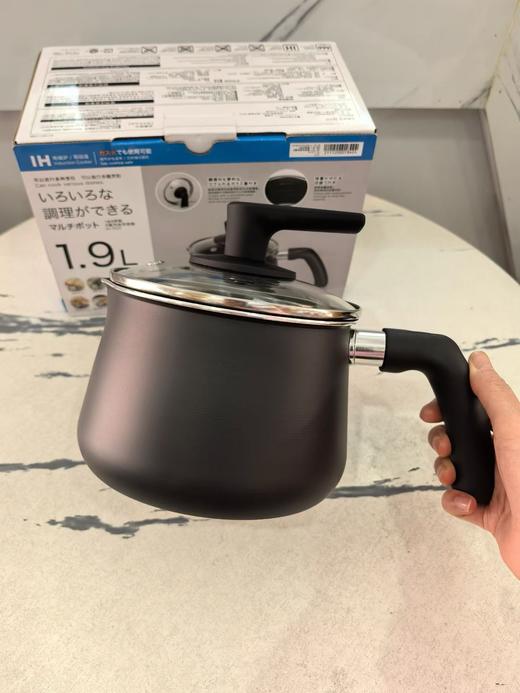 外贸单 高品质 铝合金多功能料理锅 烧水 烫煮炖烤油炸都可以 燃气电磁炉都可以用 1.9升装 商品图2