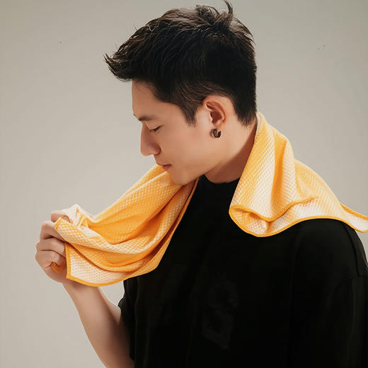 SUPERMONKEY运动毛巾黄色 商品图3