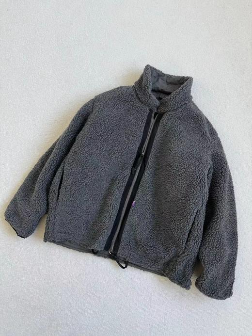 D120426男女排扣立领夹克外套紫标双面穿抓绒夹克 商品图13