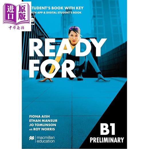 【中商原版】麦克米伦2025新版剑桥PET考试备考学生用书+练习册套装 含答案配电子书 Ready for B1 Preliminary Students Book 商品图1