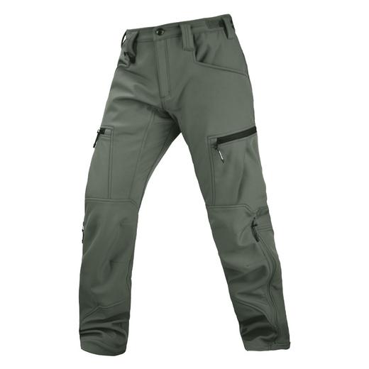 【抗造耐磨 加绒蓄热 防泼抗寒】逆锋者软壳战术裤（脚口三种调节方式、YKK拉链、D环、大口袋装载）（hy） 商品图5