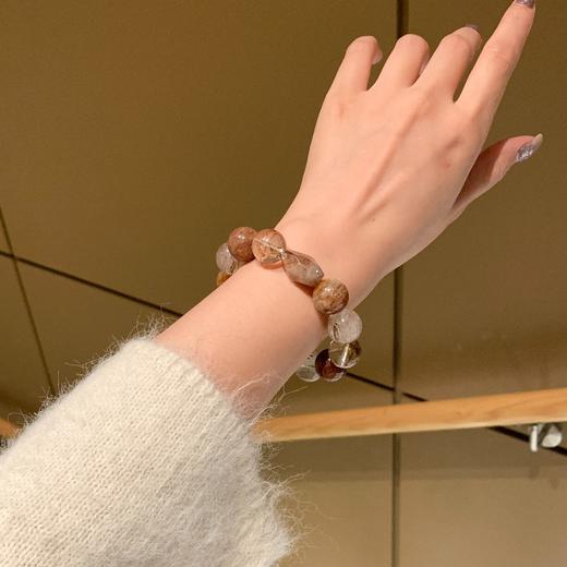 ARSIS｜晶石系列 正财能量·千层幽灵黑金超七串珠手链 商品图3