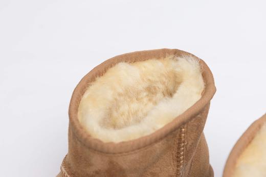 一周发货【雪地靴】肉肉脚拍大一码，35-48鞋码，长毛皮毛一体雪地靴，鞋口定制加大版本，栗色&黑色，冬季保暖大码羊毛靴，男女同款都可穿，满足一家人的冬季保暖需求 商品图2