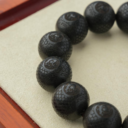 ²【安然水晶】固金香龙纹爸爸手串-HX-2不可带着洗澡/不可遇水和油 (48小时鉴赏期) HM02-CRMM-ARSJ 商品图2