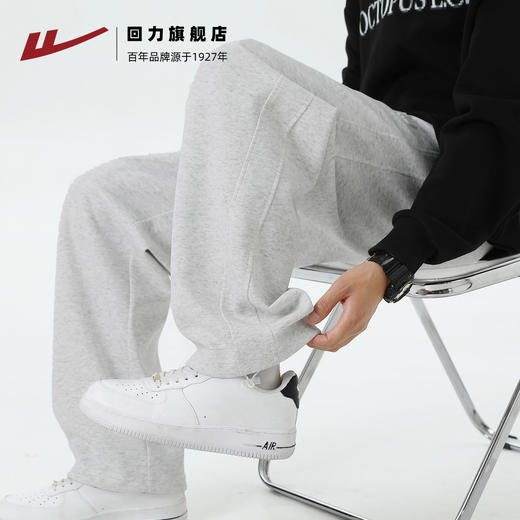 回力运动卫裤男2025新款春秋男士休闲长裤直筒宽松垂感裤子秋季潮 商品图0
