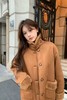 ELLA JADE 经典款棕色加厚皮毛一体大衣外套 21938 商品缩略图3