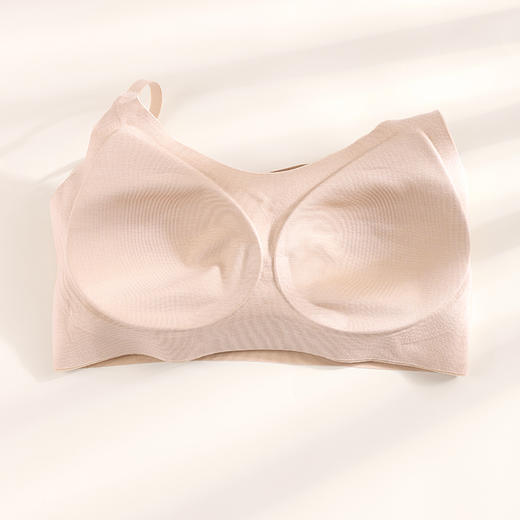 美奈川 蚕丝莫代尔细肩带无痕文胸BRA11487 商品图6
