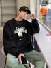 D120421加绒加厚2025冬季新款卡通小绵羊抓绒保暖圆领卫衣 商品缩略图0