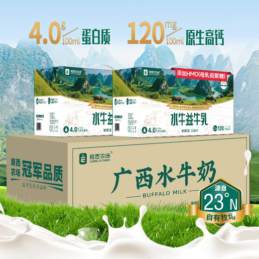 良西农场水牛益牛乳200ML*10盒/20盒 商品图1