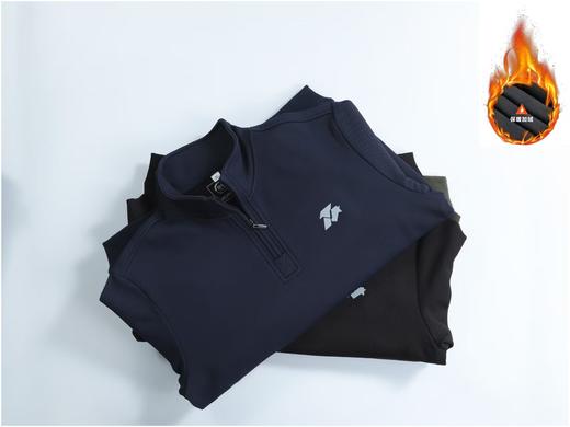 【25加绒长袖体能卫衣】半拉链加绒新款运动百搭长袖体能卫衣03h 商品图3