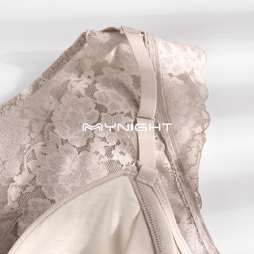 美奈川 蕾丝桑蚕丝带杯 保暖美背 DD5654 商品图7