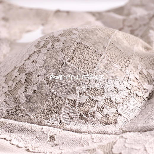 美奈川 蕾丝桑蚕丝带杯 保暖美背 DD5654 商品图5