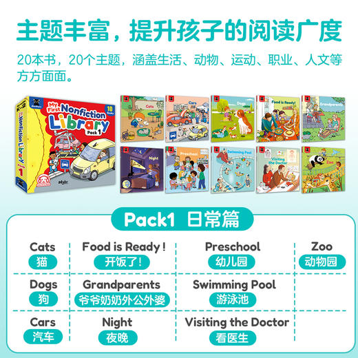 亲亲科学图书馆英文原版绘本 My First Nonfiction Library 商品图3