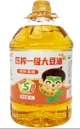 霍氏半亩田硒宝一级大豆油5L
