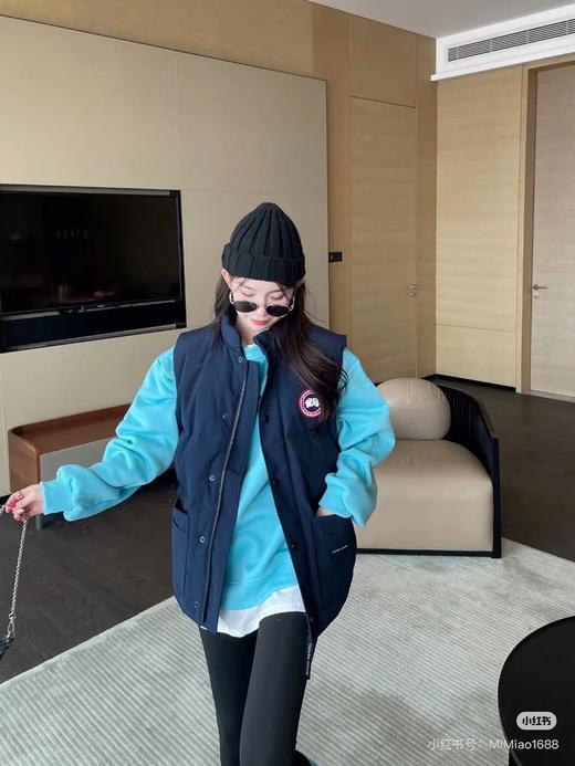 大鹅羽绒马甲男女同款 商品图1