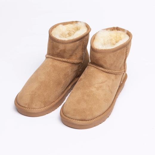 一周发货【雪地靴】肉肉脚拍大一码，35-48鞋码，长毛皮毛一体雪地靴，鞋口定制加大版本，栗色&黑色，冬季保暖大码羊毛靴，男女同款都可穿，满足一家人的冬季保暖需求 商品图1