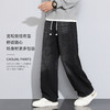 回力牛仔裤男2025秋季新款直筒拼接显瘦显腿长松紧腰休闲牛仔长裤 商品缩略图2