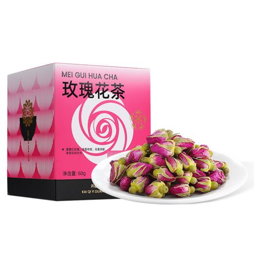 杞里香60g盒装玫瑰花茶重瓣红玫瑰香气浓郁，花大色艳，瓣多瓣厚，营养丰富 商品图8