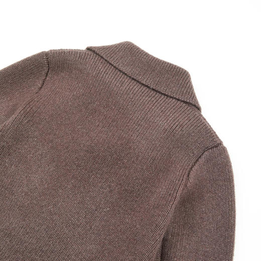 ROMI STUDIO“中古毛织”50美利奴羊毛毡双排扣立裁外套 RWCWWT7121 商品图6