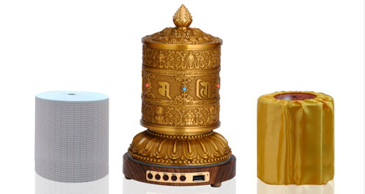  德田新品福顺宝C款电动转经轮带播放器 商品图4