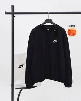 D120420新款线条爱心画抓绒保暖圆领卫衣男女同款