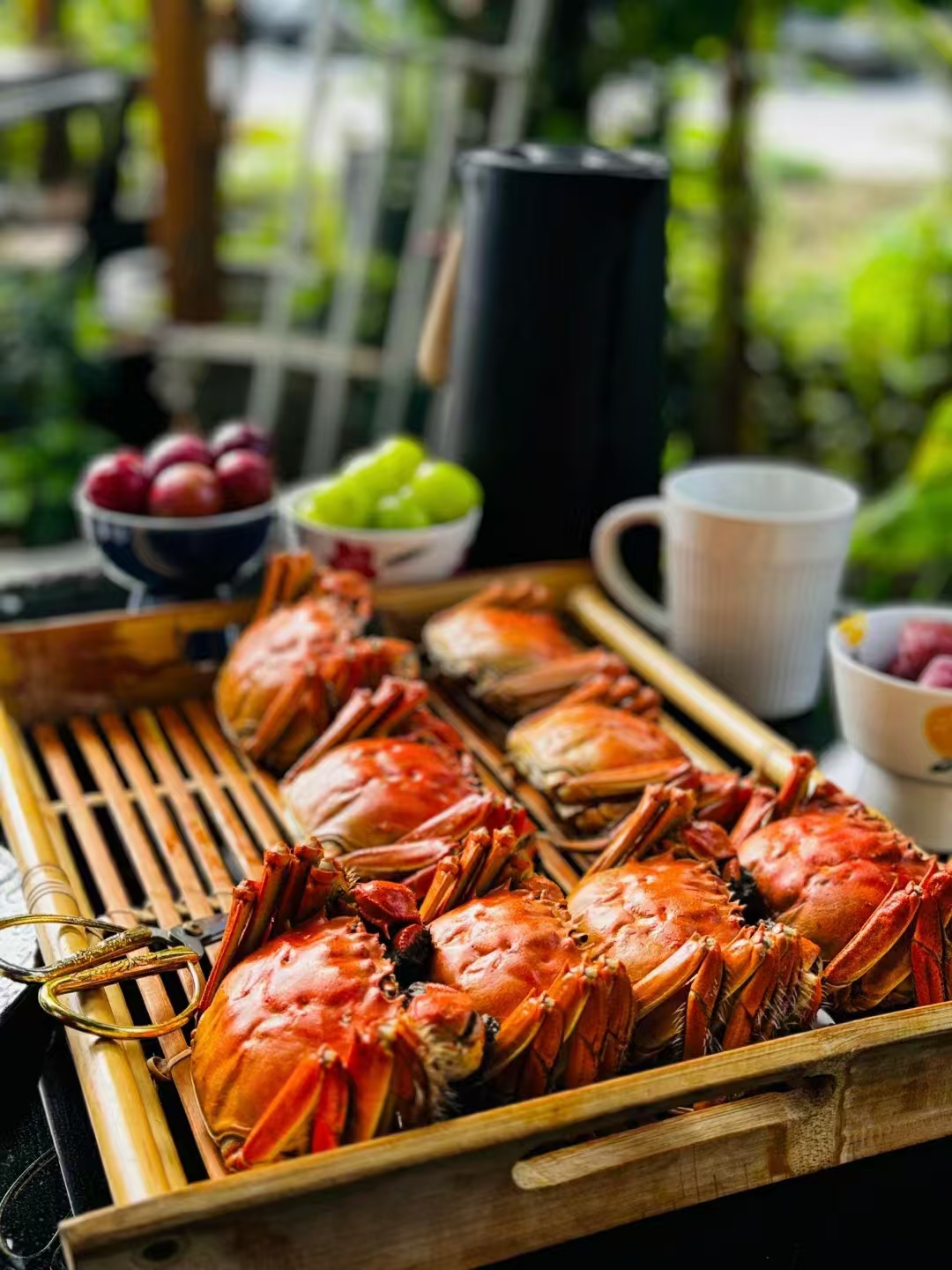 南大农人自养 正宗阳澄湖螃蟹