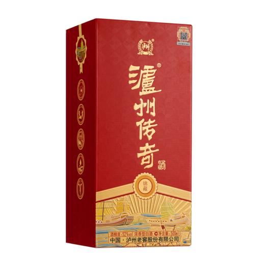 【泸州老窖出品 京东快递发货】泸州传奇500ml*4白酒 纯粮酿造 整箱发货 商品图4