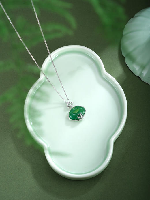 子佩集【福华如意】银S925套链【TL016432】绿玉髓02511 商品图9