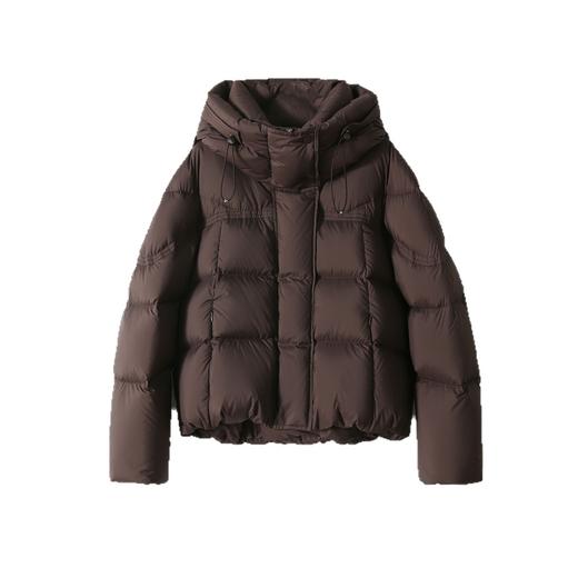 「高货kbnq」全新升级【铂金会员809/天猫1089/差价280】(22001)洛诗琳气质加厚羽绒服2025冬季新款时尚连帽宽松面包服 商品图4