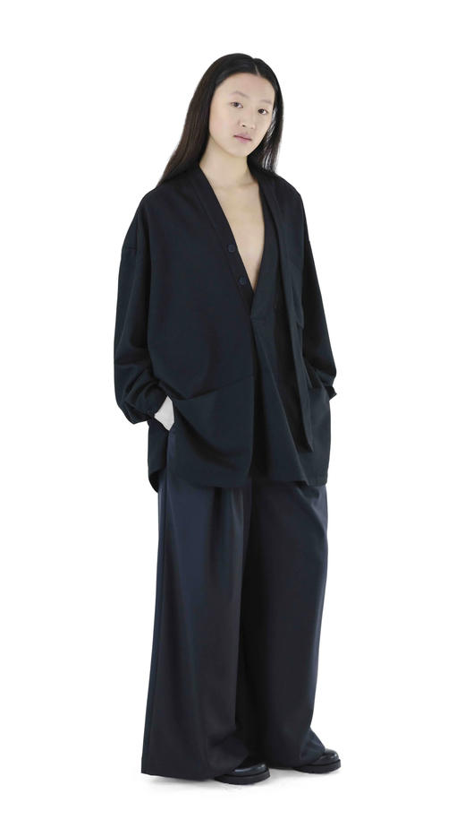 CHAMBARET PANTALON LARGE 羊毛裤 商品图1