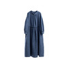 绽放820朵/加厚色织亚麻立领腰部加抽绳长袖连衣裙冬季内搭长裙女 商品缩略图4