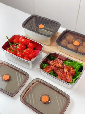 KEYIOW保鲜便当盒4件套，亚马逊同款，真空保鲜盒，超长保鲜！