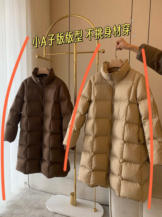 直发 纯正货江南家的中长款鹅绒服，行走中的羽绒被 商品图2