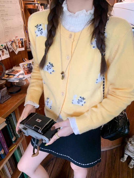 【169元任选2件】现货！黄色针织开衫 or 半身裙 商品图5