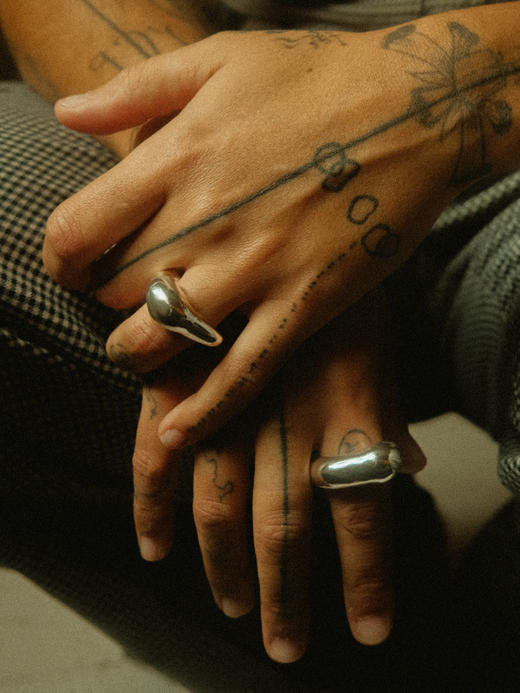 MIMAN｜Belly Ring [ 闭口戒指 ]【镜面银】 商品图5