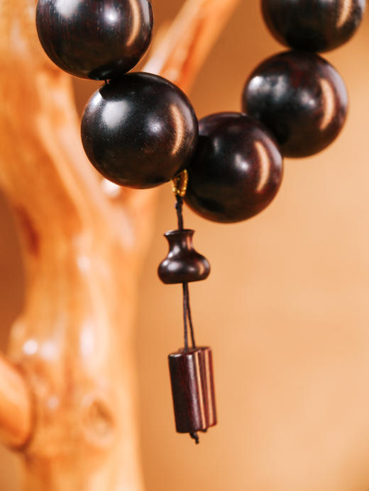 积分兑换：迷罗元和堂 印度小叶紫檀手持念珠 高油高密 珠径3.0【器悟雅玩】 商品图2