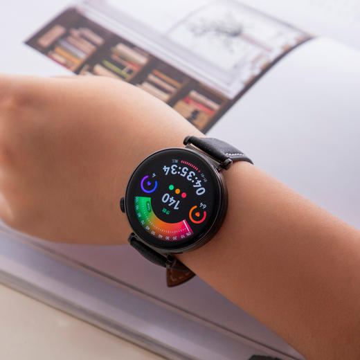 “鸿蒙认证支持华为互联”塞尔兰斯 HK41高端运动智能手表 送双表带 AMOLED屏超清质感 商品图6