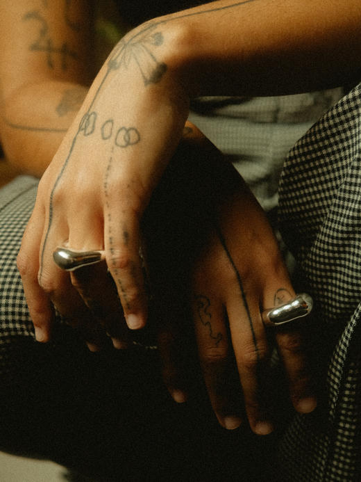 MIMAN｜Belly Ring [ 闭口戒指 ]【镜面银】 商品图7