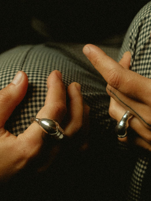 MIMAN｜Belly Ring [ 闭口戒指 ]【镜面银】 商品图6