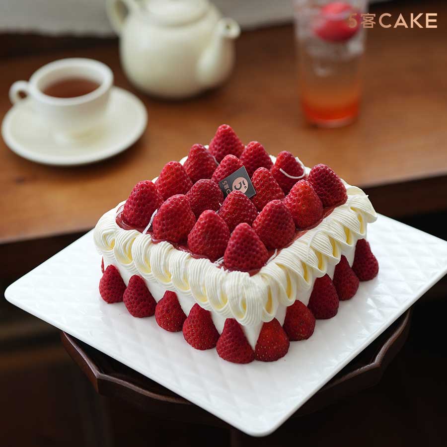 【莓山手札】新鲜草莓酸奶风味戚风蛋糕