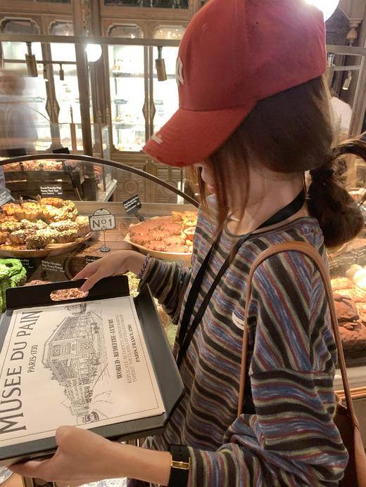 <曾小咸推荐> 现货秒杀！微信超特价！撞色条纹长袖t恤 日常139.99 立减70 秒杀69.99！ 商品图9