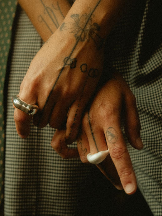 MIMAN｜Belly Ring M [ 闭口戒指 ]【烧白银】 商品图6