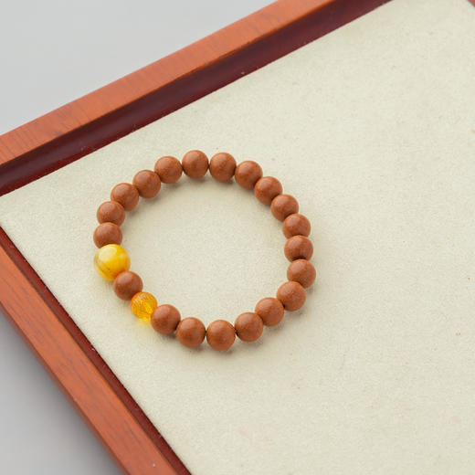 ²【安然水晶】（女款）金木水火土合香系列手串-HX-4 不可带着洗澡/不可遇水和油( 48小时鉴赏期) HM02-CRMM-ARSJ 商品图8