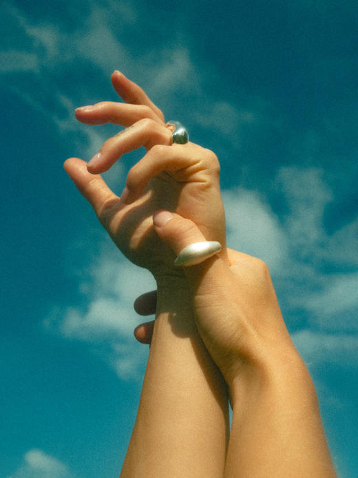 MIMAN｜Belly Ring M [ 闭口戒指 ]【烧白银】 商品图1